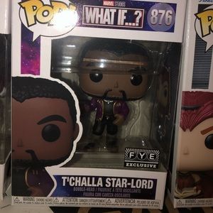 What If? T’challa Star-Lord Funko Pop, #876 (FYE store exclusive)